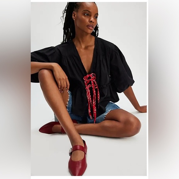 NWT FP x Tricia Fix Bandana Tied Up Top - Picture 3 of 7